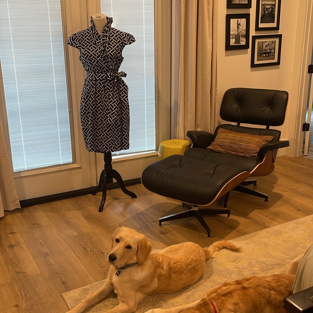 Elizabeth McKay Scotland Dress Size 14 Navy